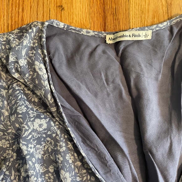 Abercrombie & Fitch Blue Floral Mini Dress - Picture 3 of 4